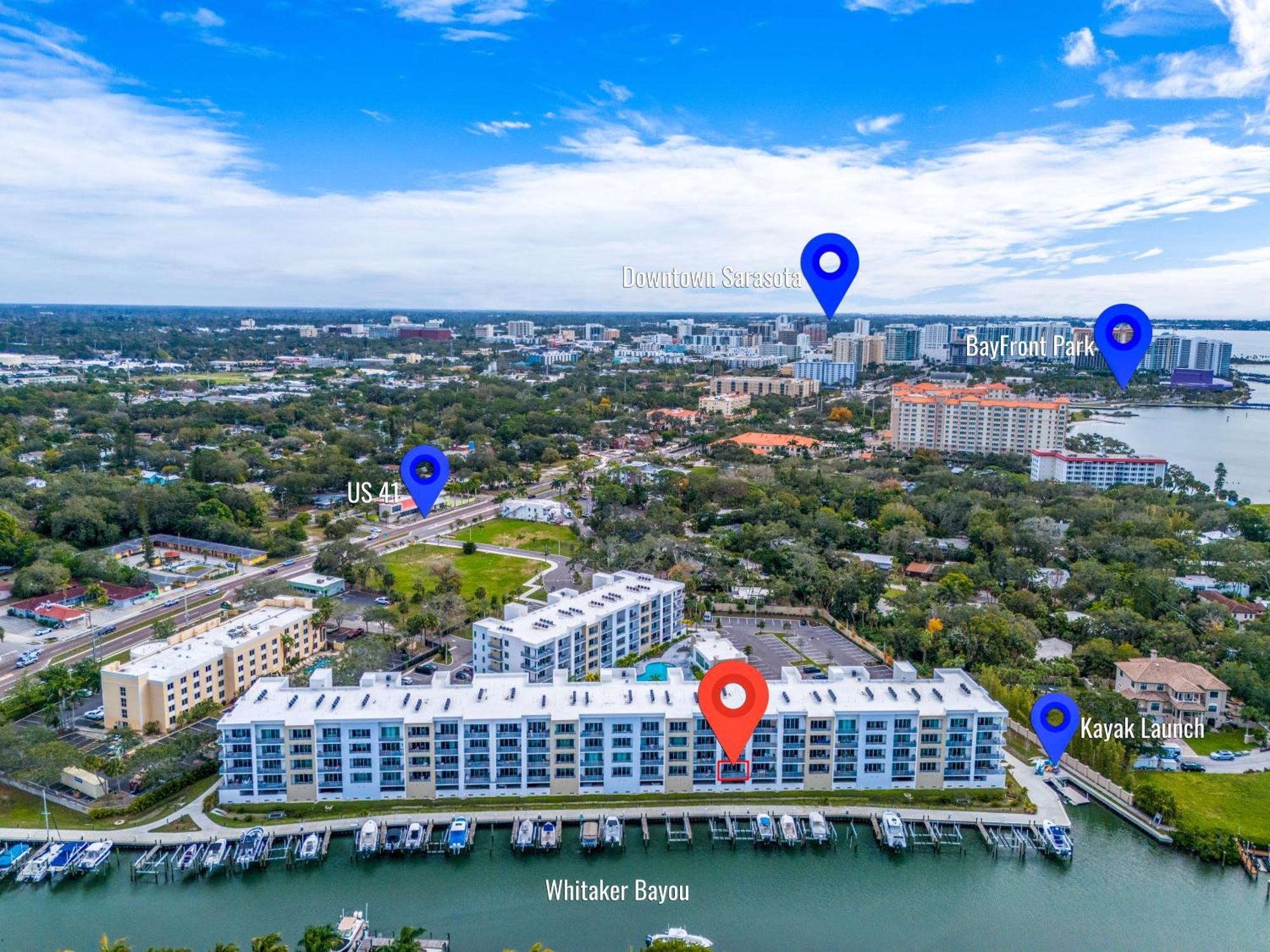 Waterside Retreat: Modern 2br, Mins To & Apartamento Sarasota